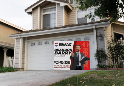 Custom real estate yard sign | Realtor Outdoor sign | REMAX Open House Sign