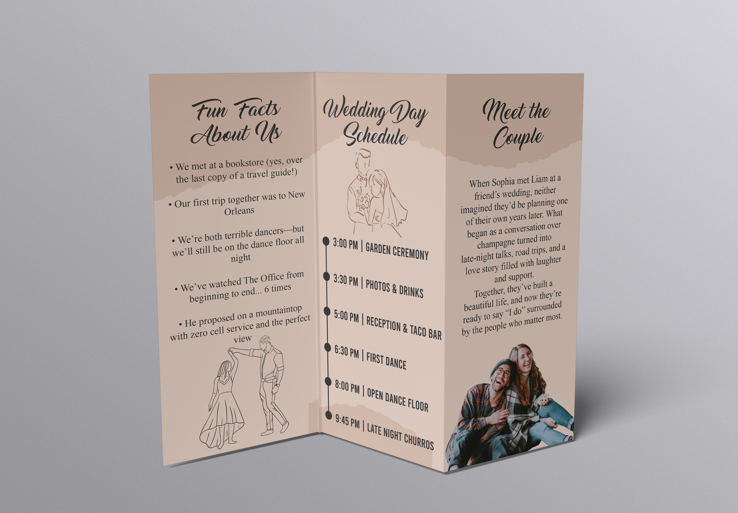Custom Wedding Brochure
