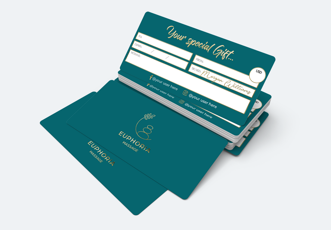 Luxury Custom Gift Certificate