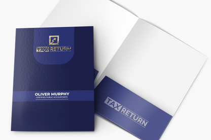 Tax Return Presentation Folder | Luxury