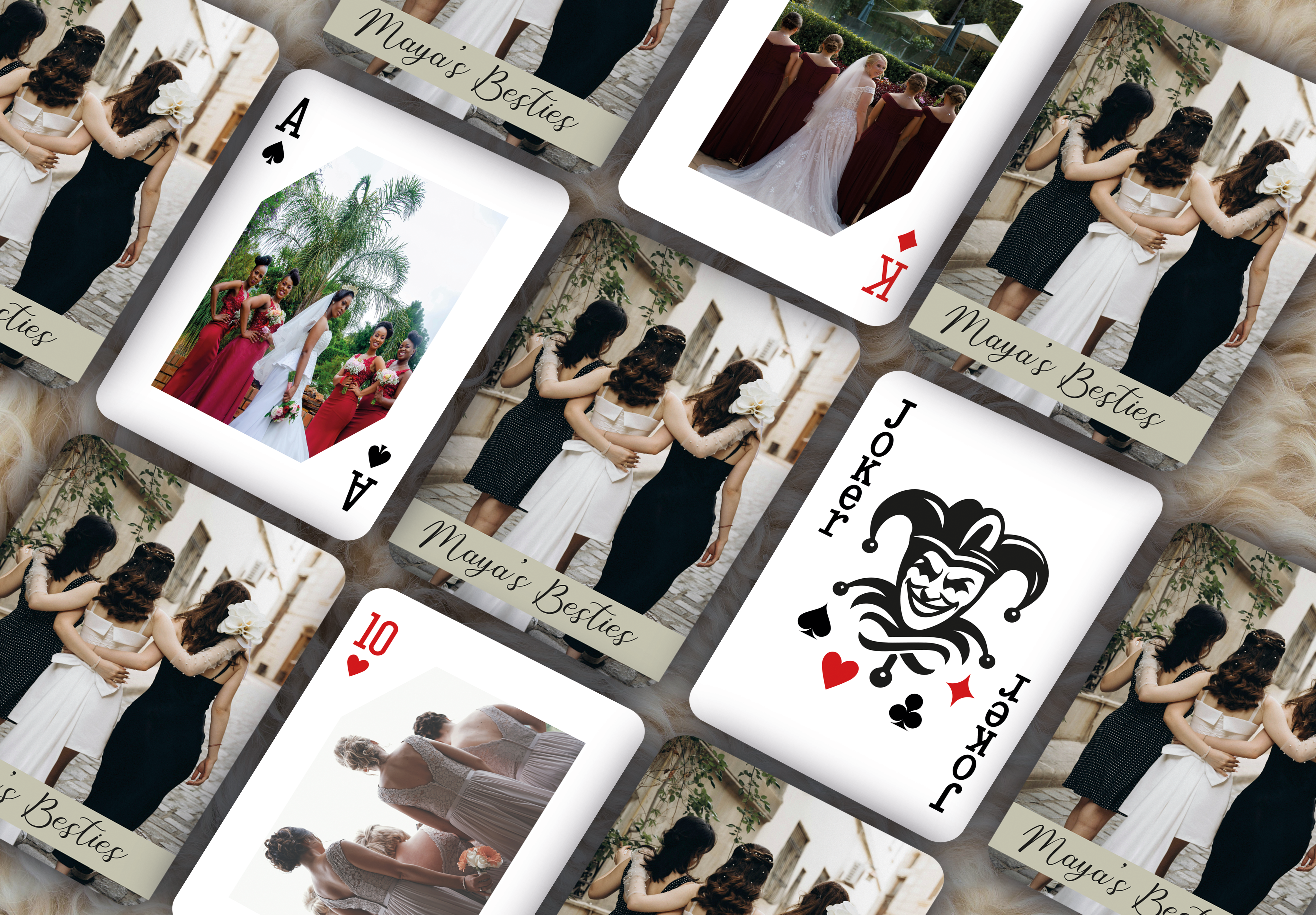 RUSH Bridesmaid Playing cards