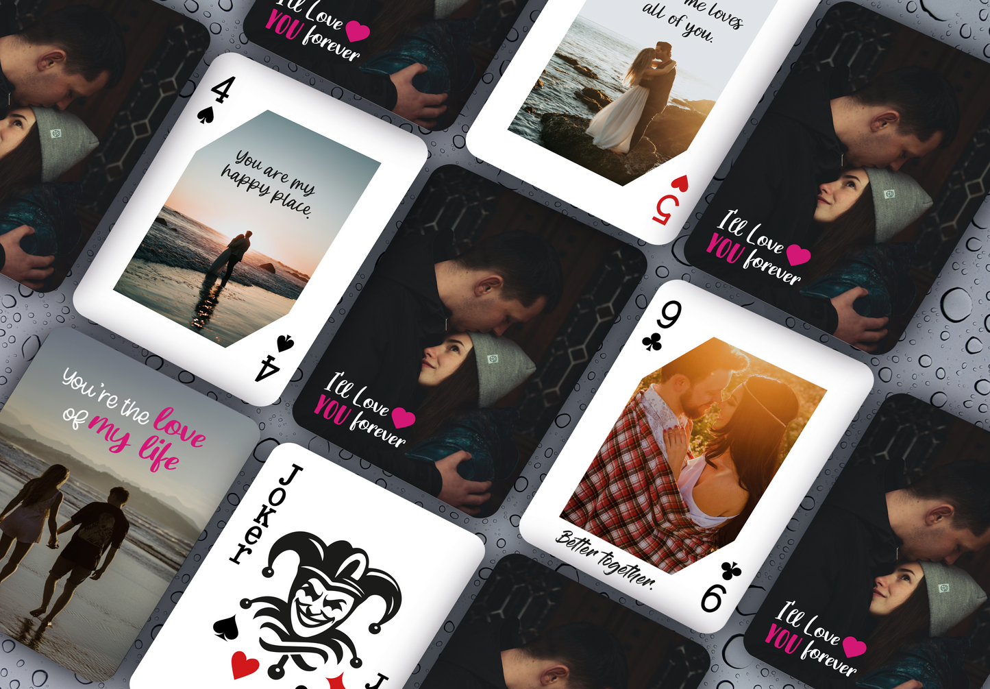 RUSH Custom Lover’s Deck | Love Adventure Playing Cards