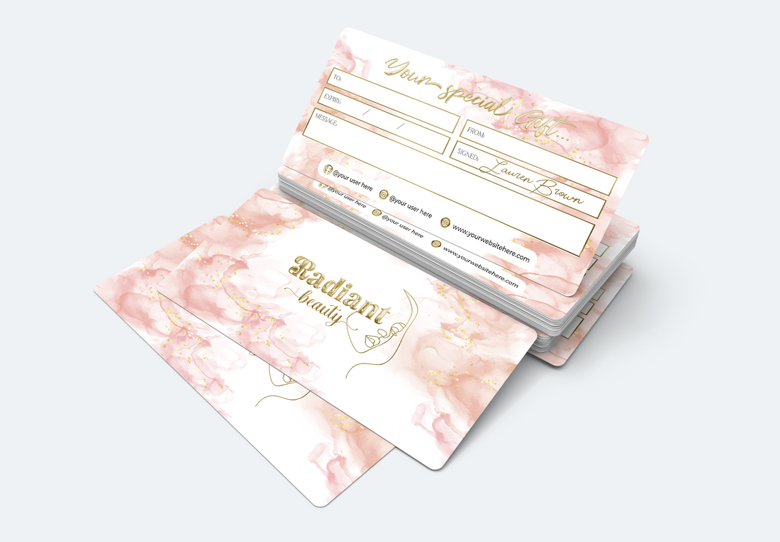 Luxury Custom Gift Certificate