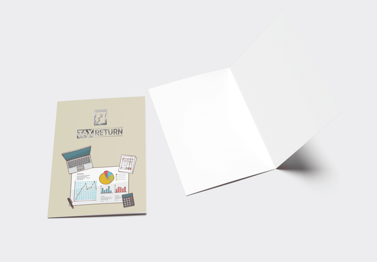Tax Return Greeting Cards | Luxury