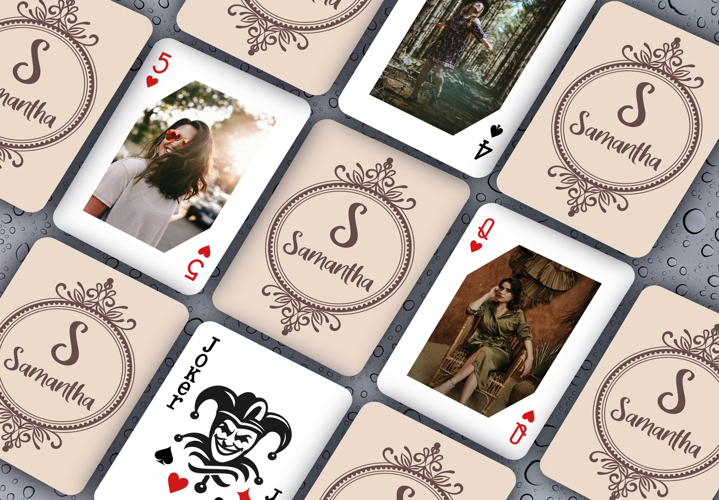 Personalized Playing Cards with Your Name