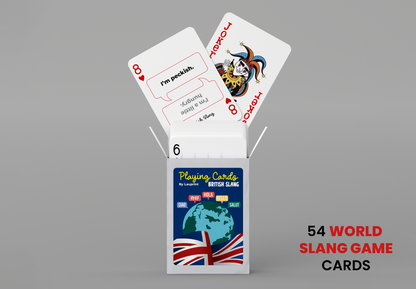 RUSH British Slang Generic Playing Cards