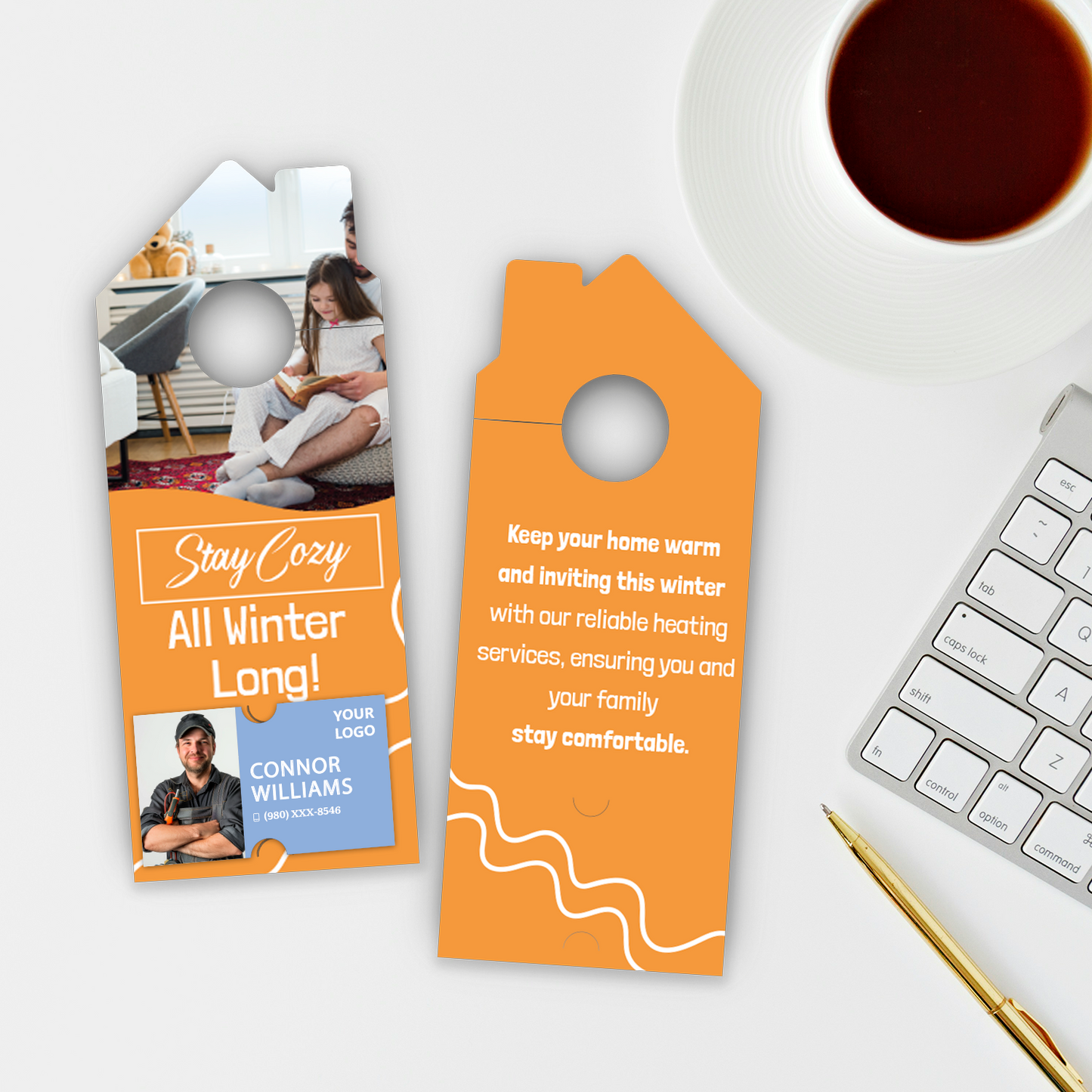 Heating Service Door Hangers