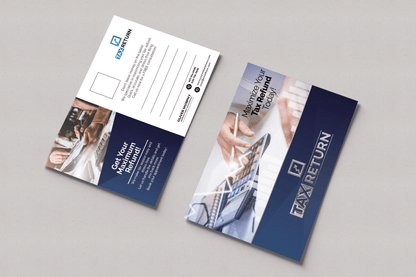 Tax Return Postcards | Luxury