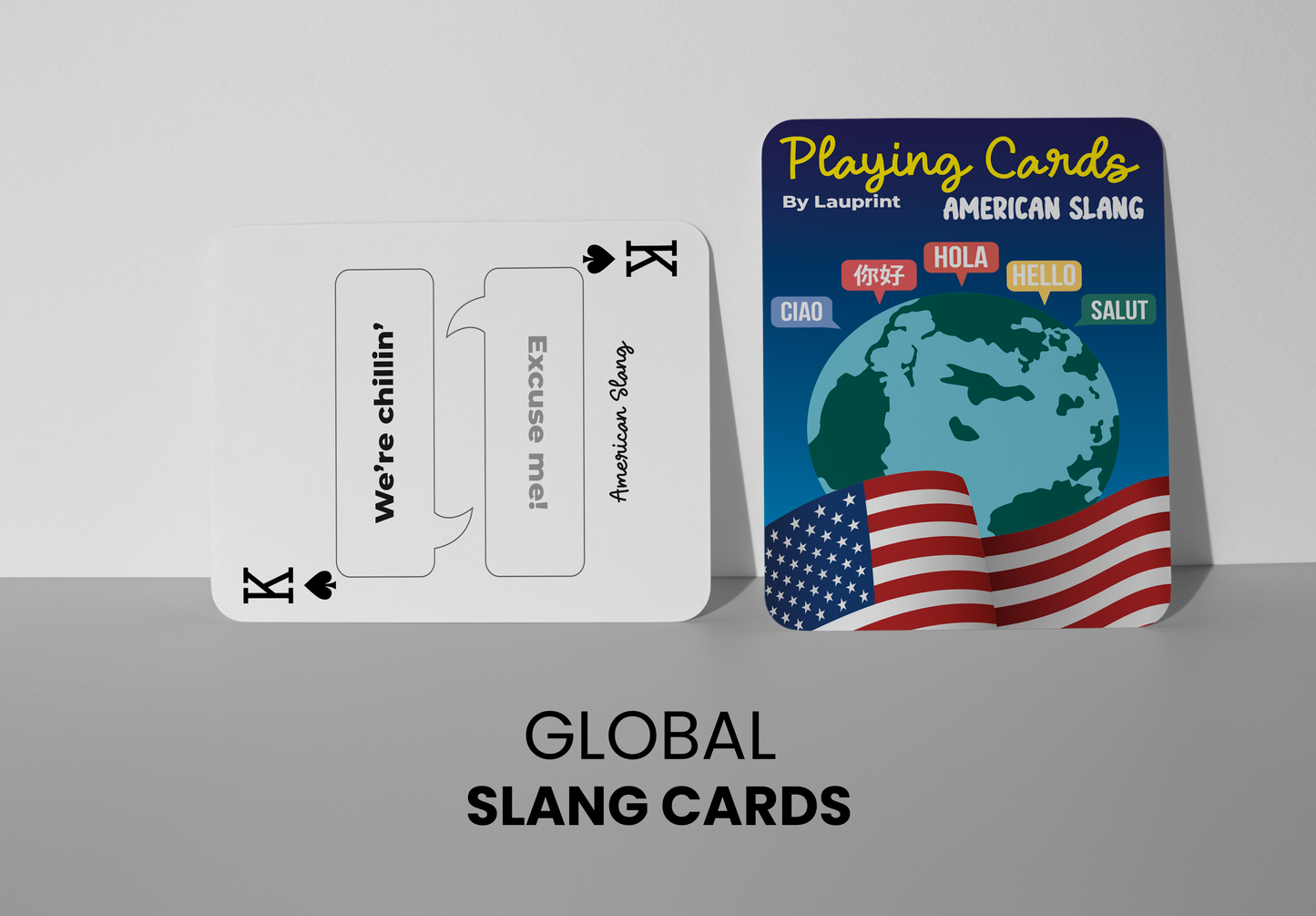 RUSH American Slang Generic Playing Cards