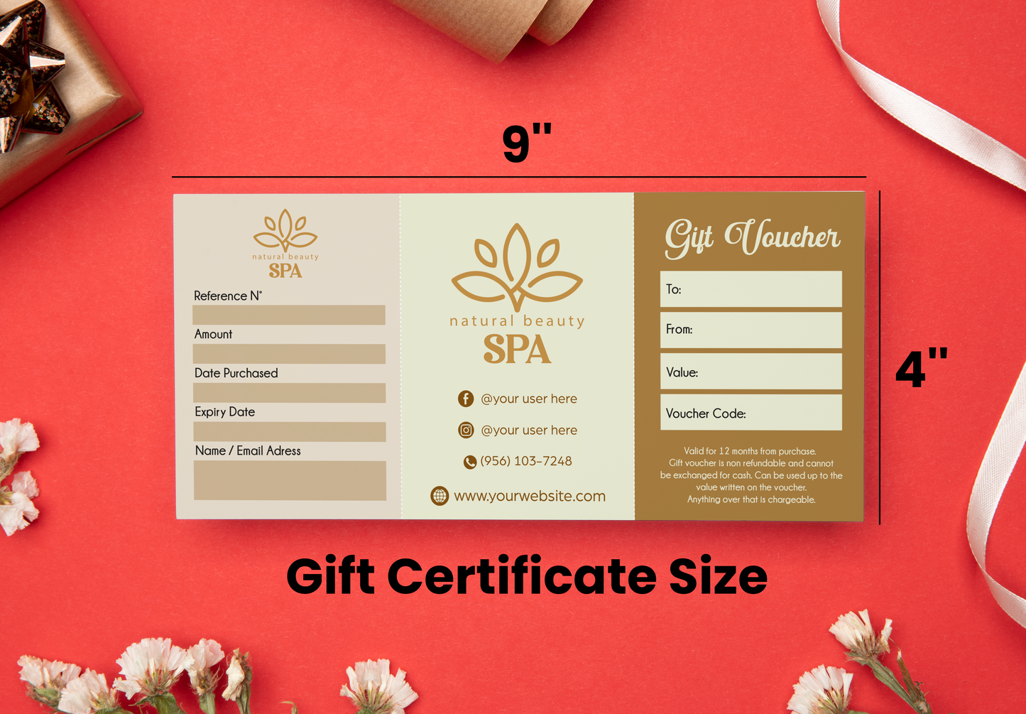 Custom Gift Certificate