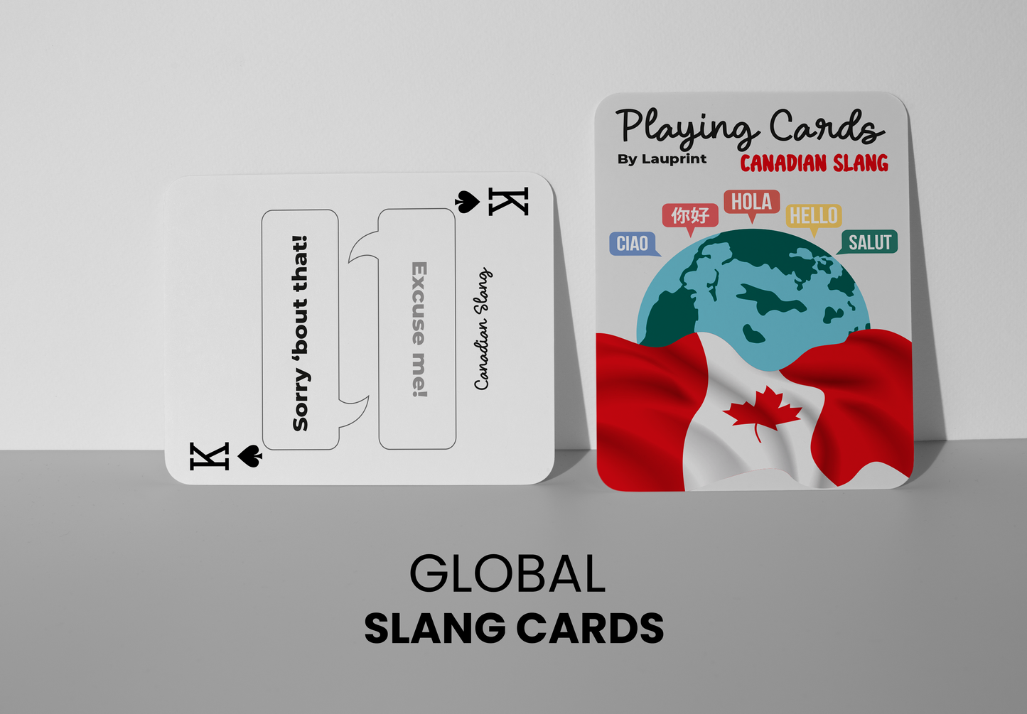 RUSH Canadian Slang Generic Playing Cards