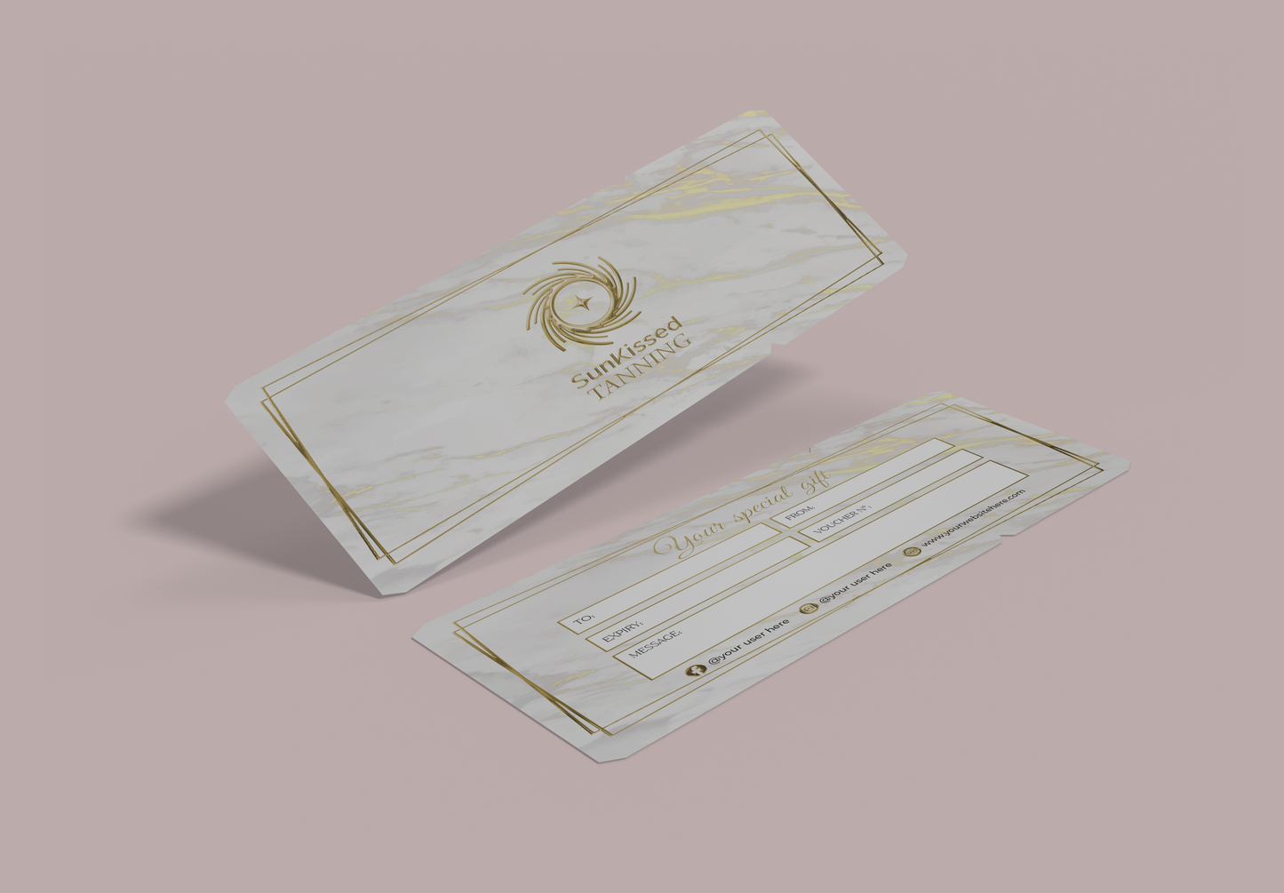 Luxury Custom Gift Certificate