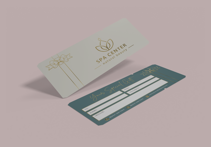 Luxury Custom Gift Certificate