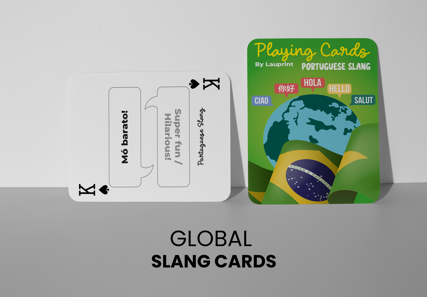 RUSH Portuguese Slang Generic Playing Cards
