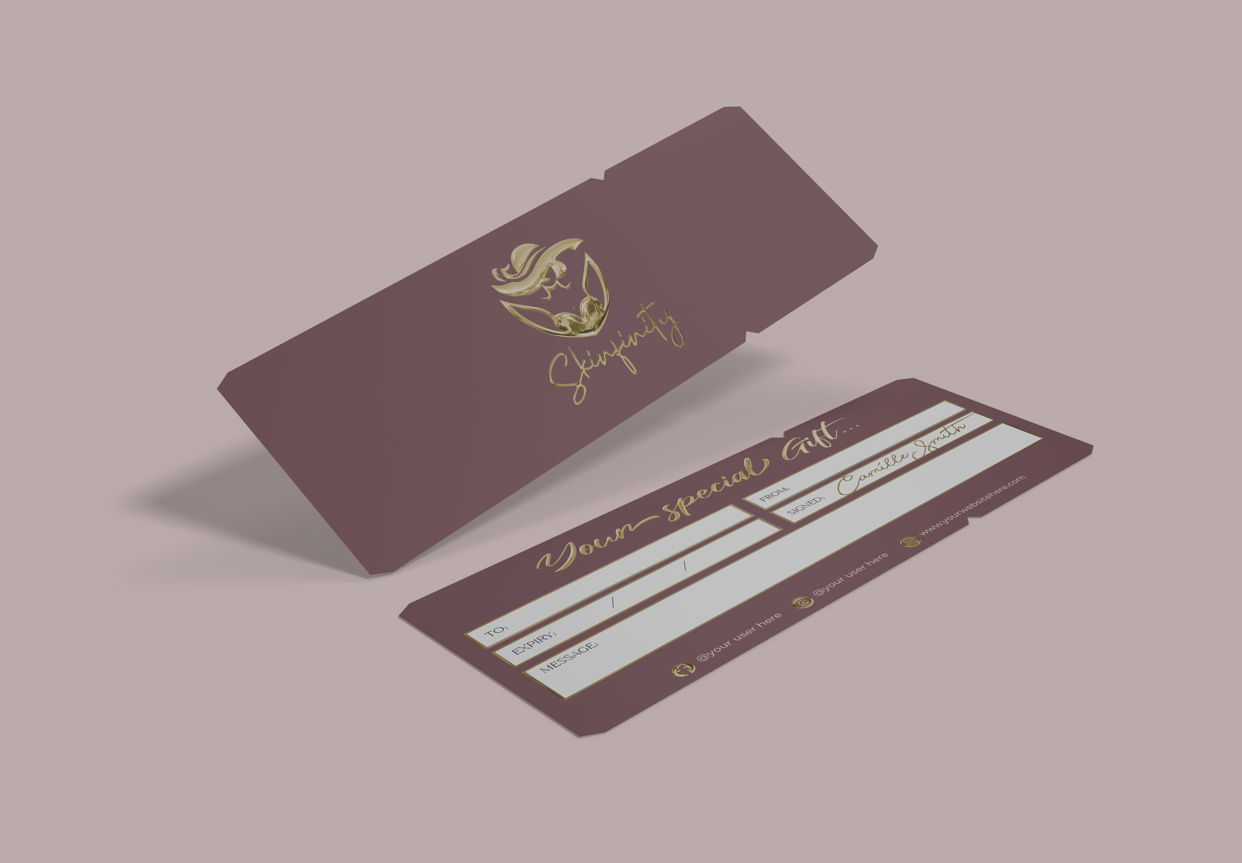 Luxury Custom Gift Certificate
