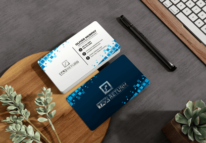 Tax Return Business Card | Luxury