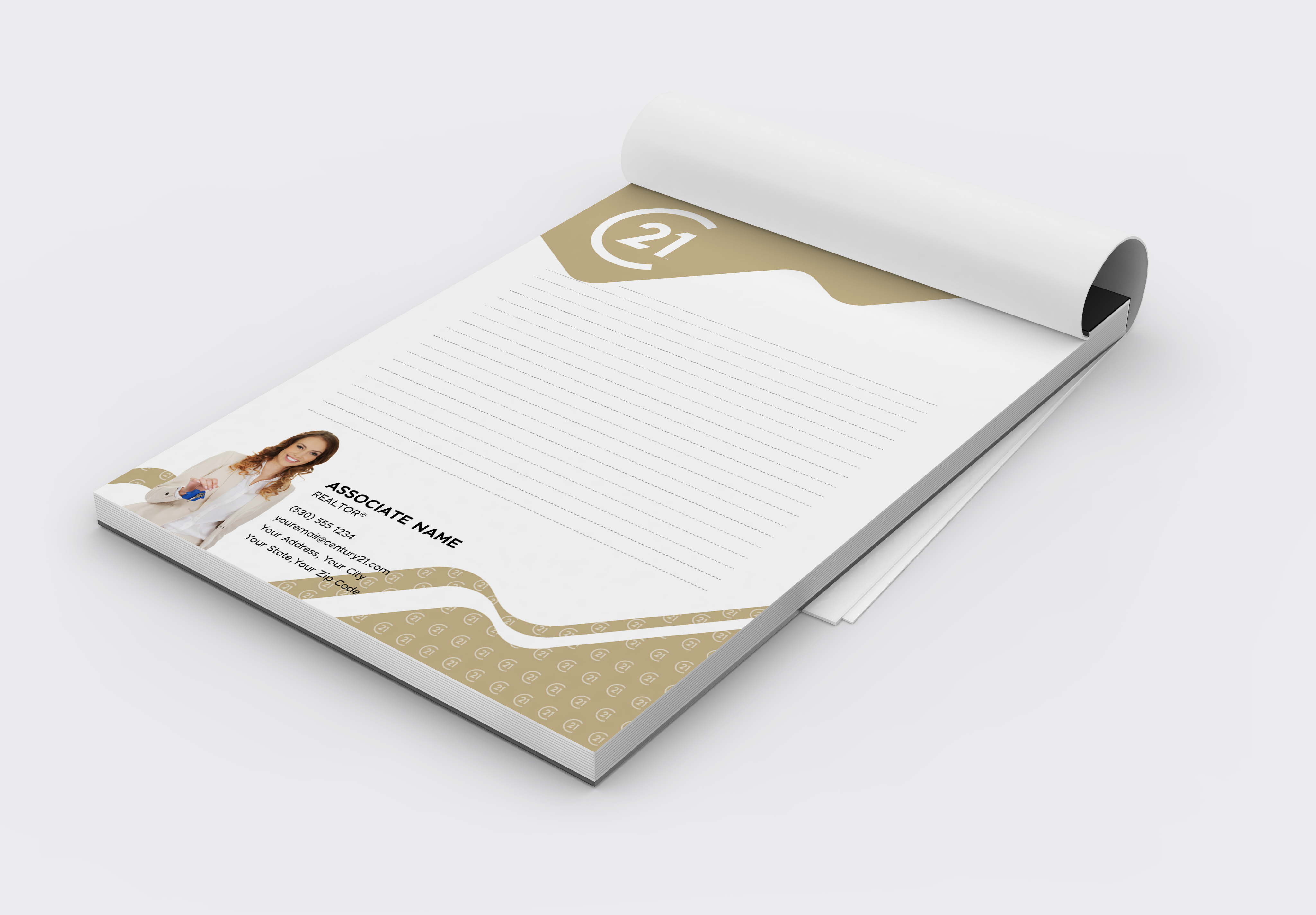 Century 21 Custom Realtor Notepad