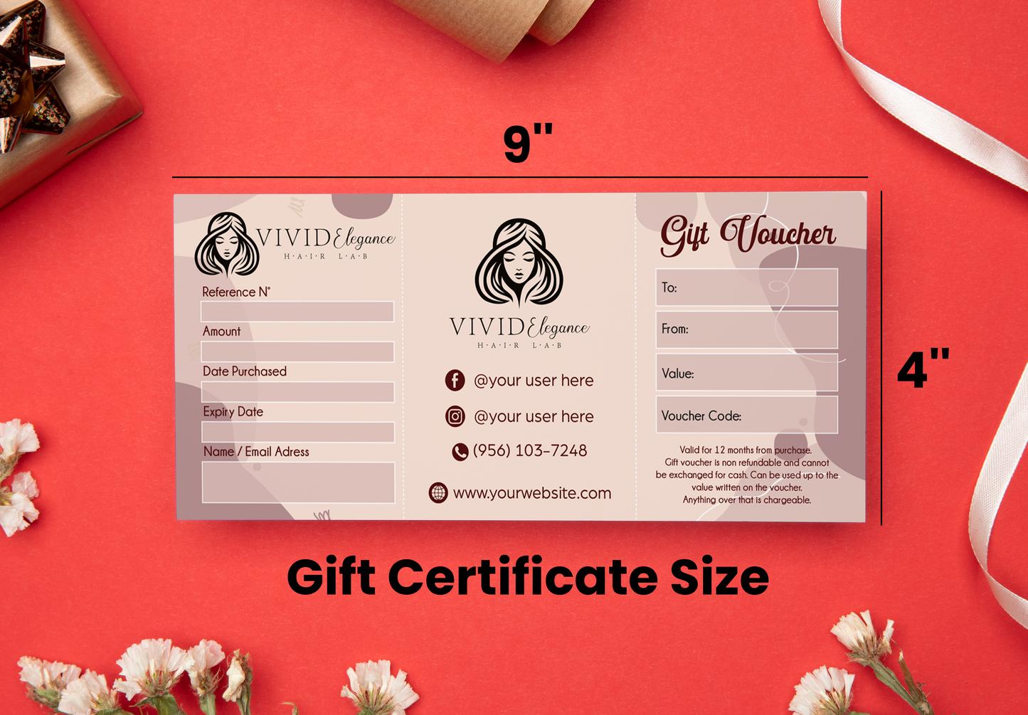 Custom Gift Certificate