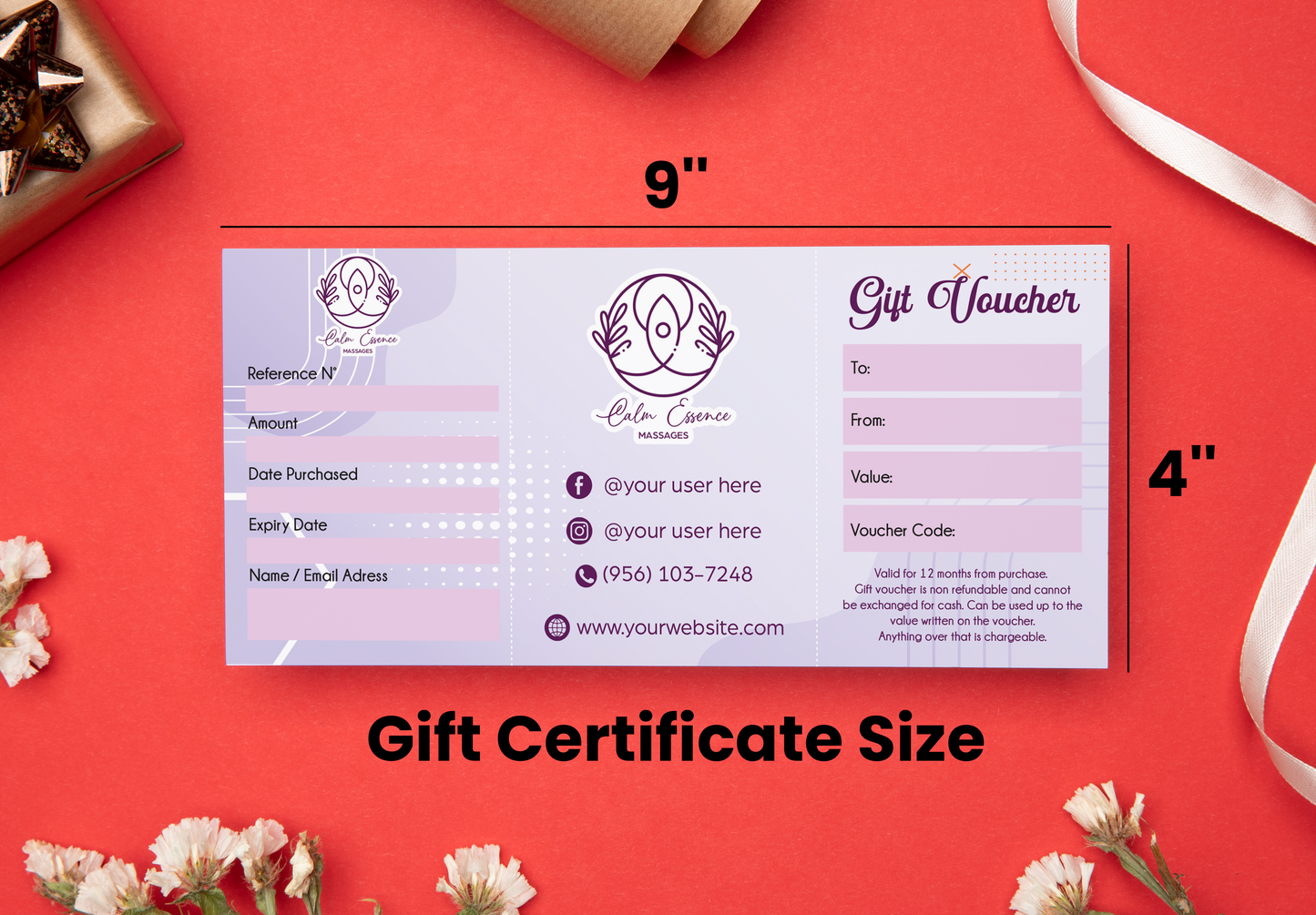 Custom Gift Certificate