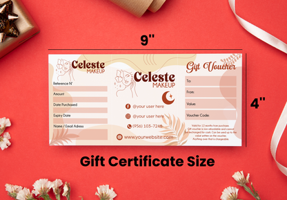 Custom Gift Certificate