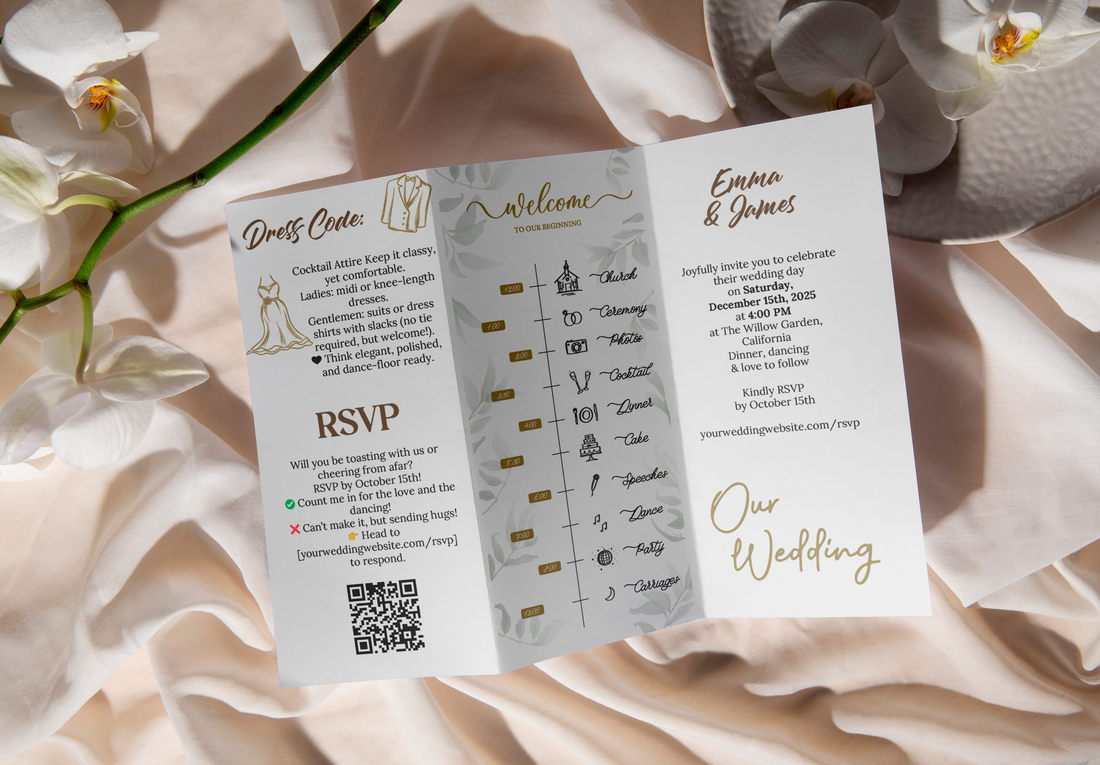 Custom Wedding Brochure