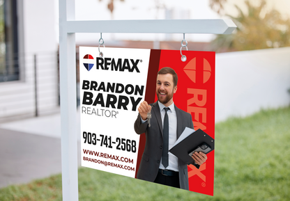Custom real estate yard sign | Realtor Outdoor sign | REMAX Open House Sign