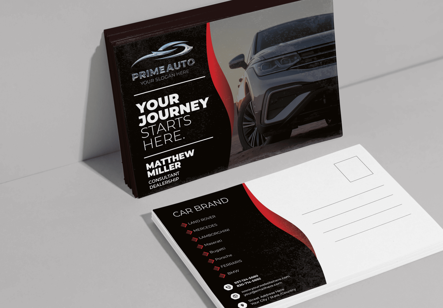 Dealerships Postcards | Luxury