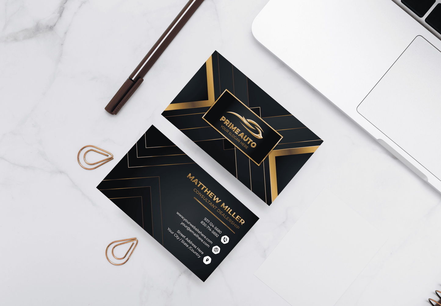Dealerships Business Cards | Luxury
