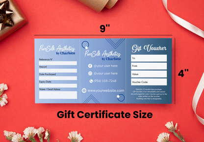 Custom Gift Certificate