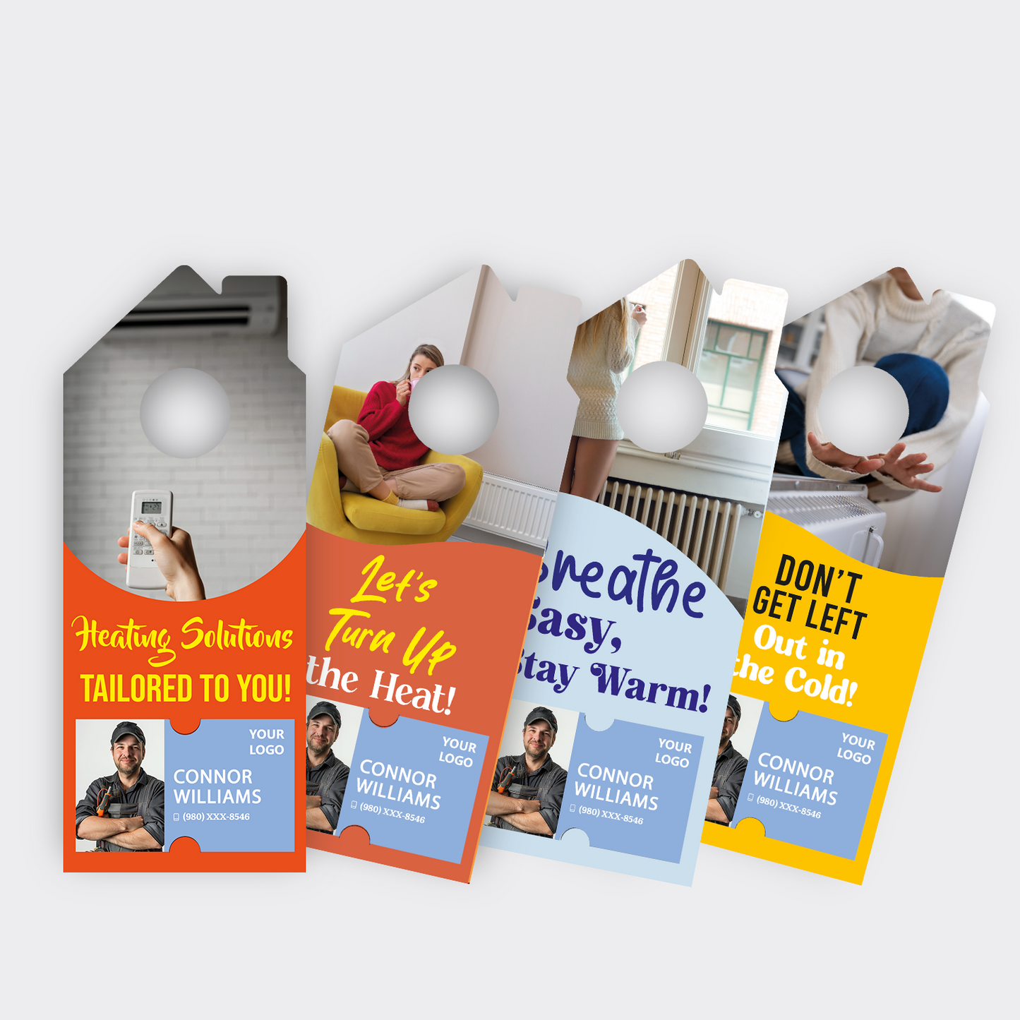 Heating Service Door Hangers