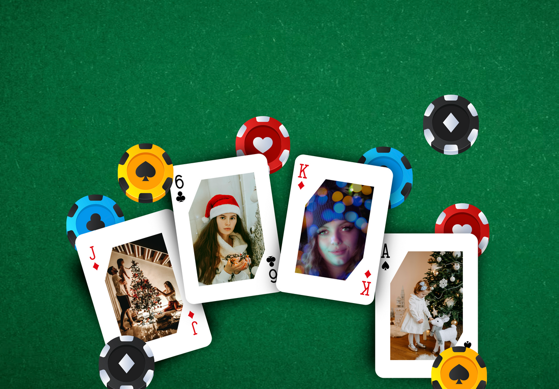 RUSH Marry Christmas Playing Cards