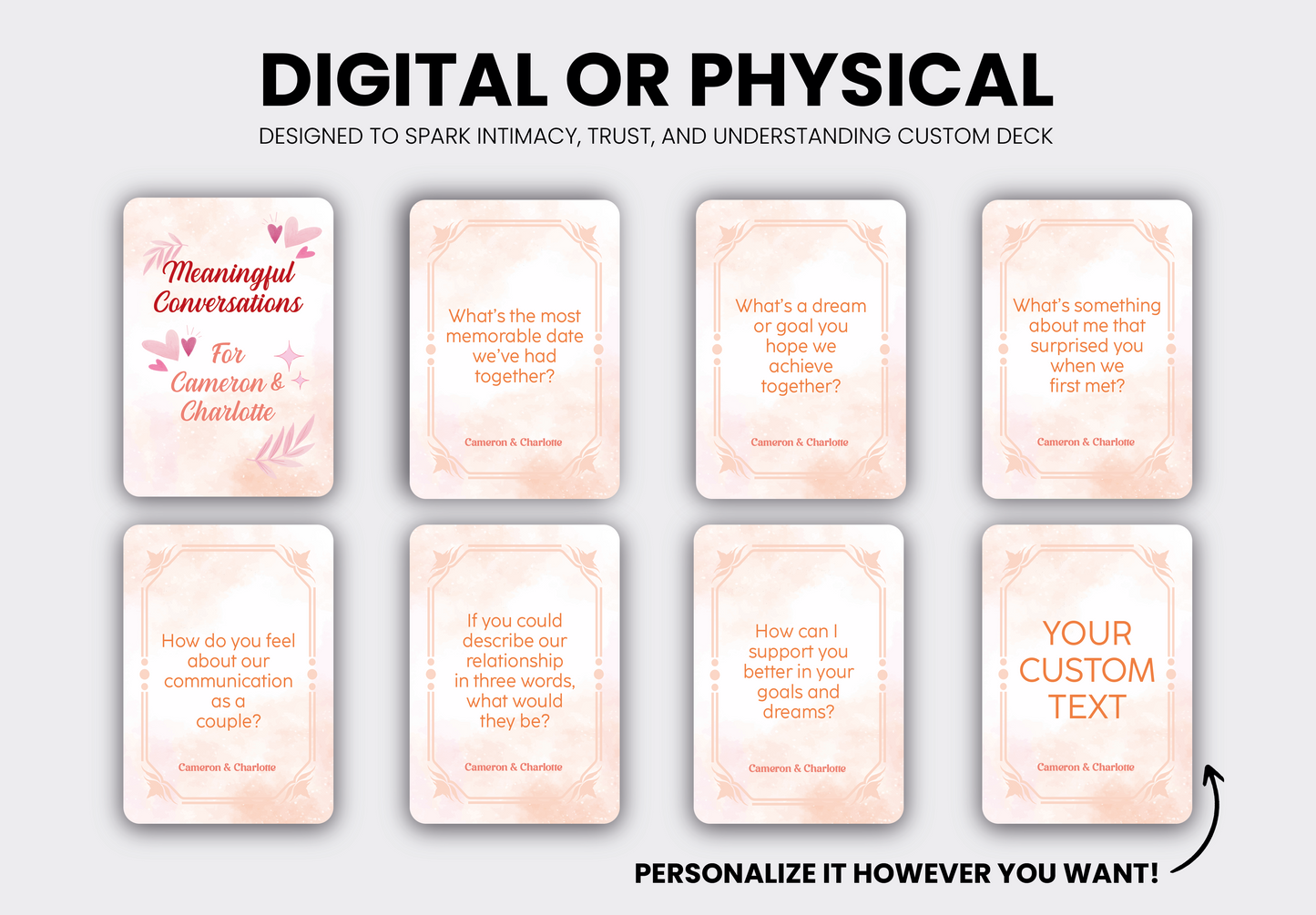 Rush of Connection: The Card Game for Couples