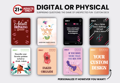 Rush of Challenges and Shots: The Ultimate Drinking Card Game