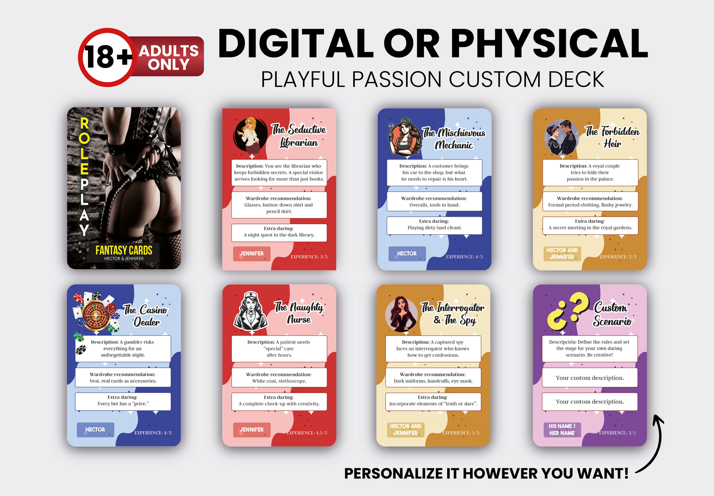 RUSH Intimacy Cards | Erotic Couples Game