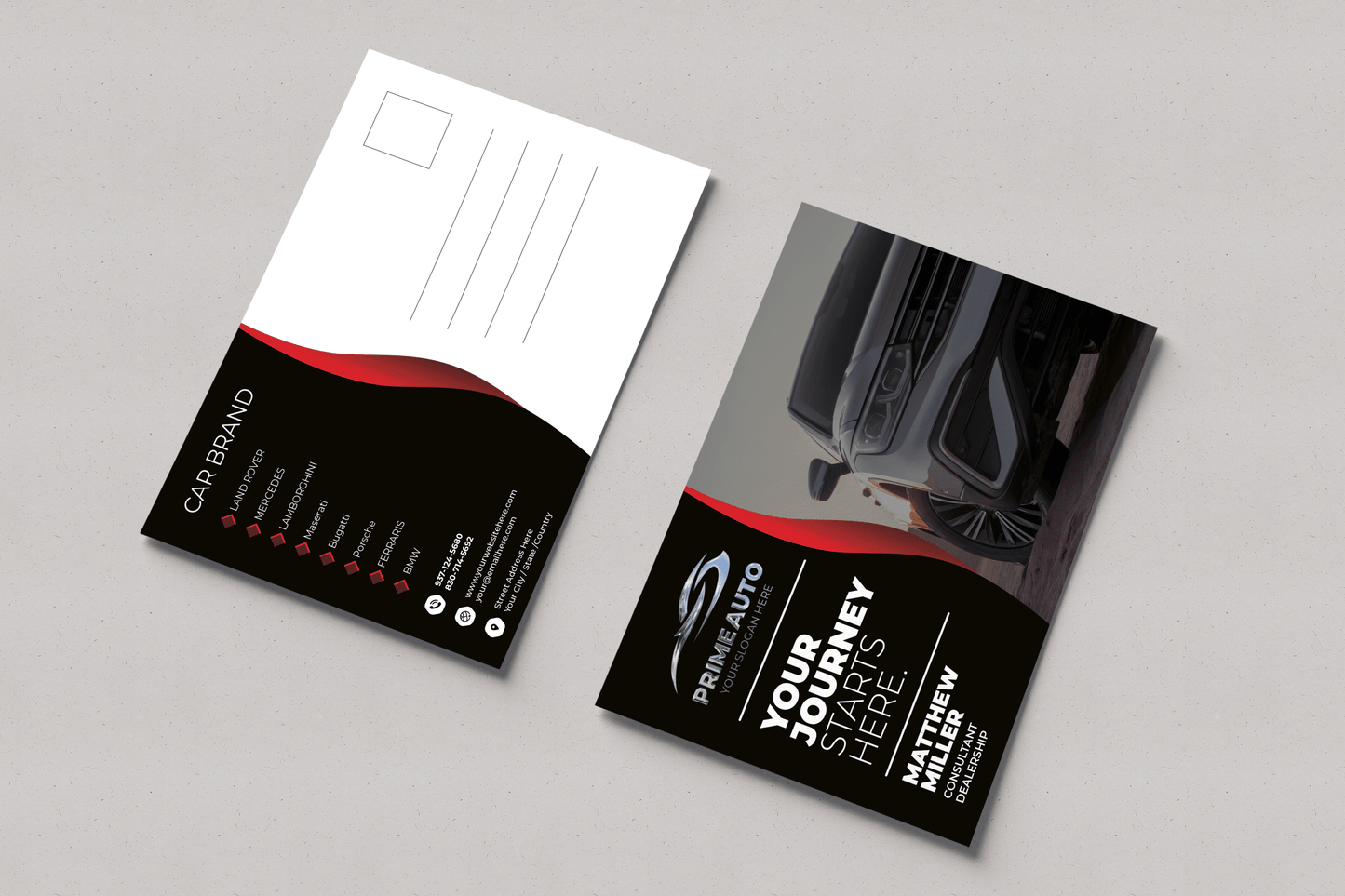 Dealerships Postcards | Luxury