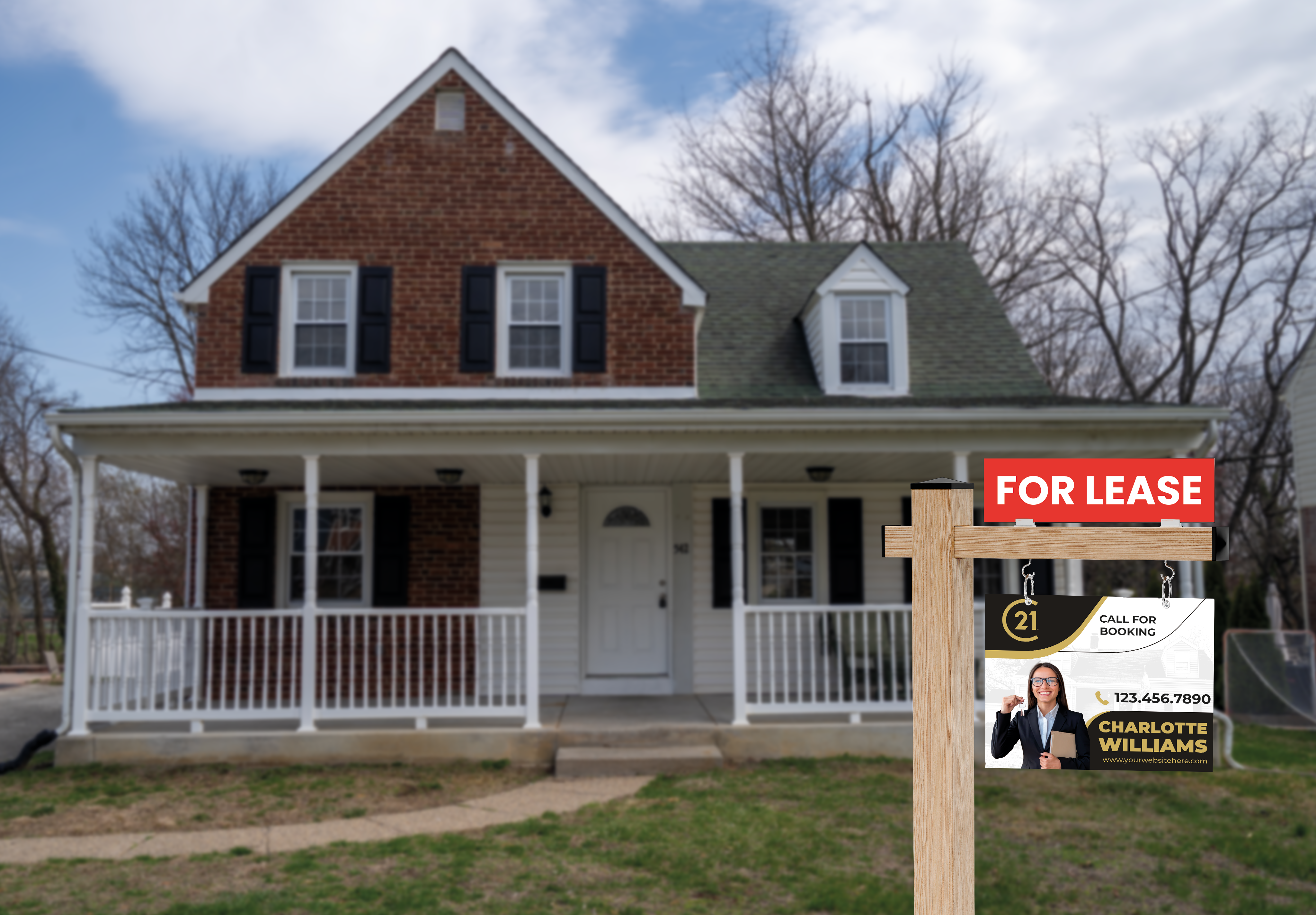 Custom real estate yard sign | Realtor Outdoor sign | Century 21 Open House Sign