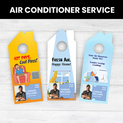 Air Conditioning Door Hangers