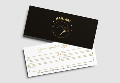 Luxury Custom Gift Certificate