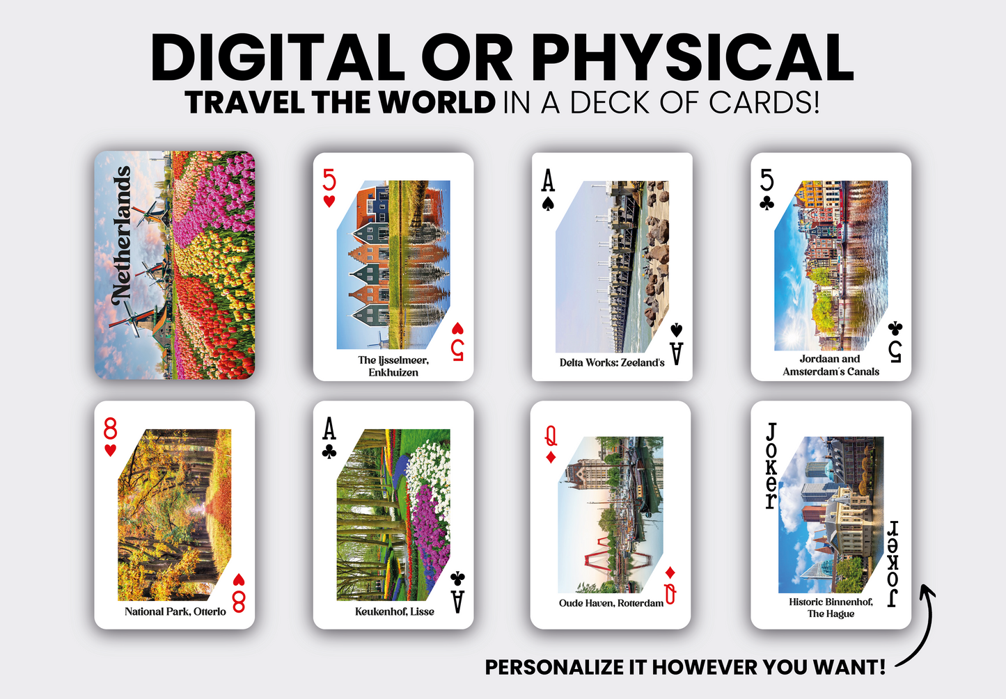 RUSH Magical Towns of the Netherlands Playing Cards