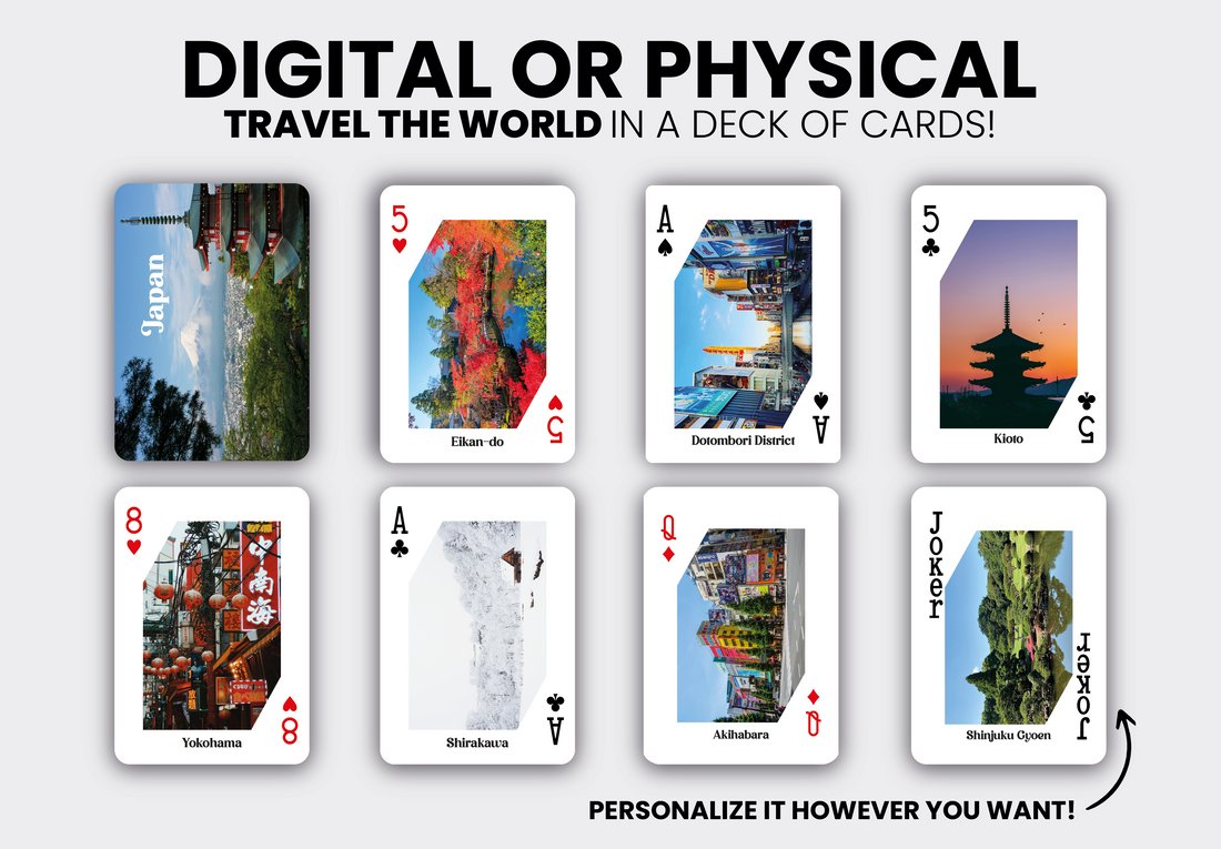RUSH Magical Towns of Japan Playing Cards