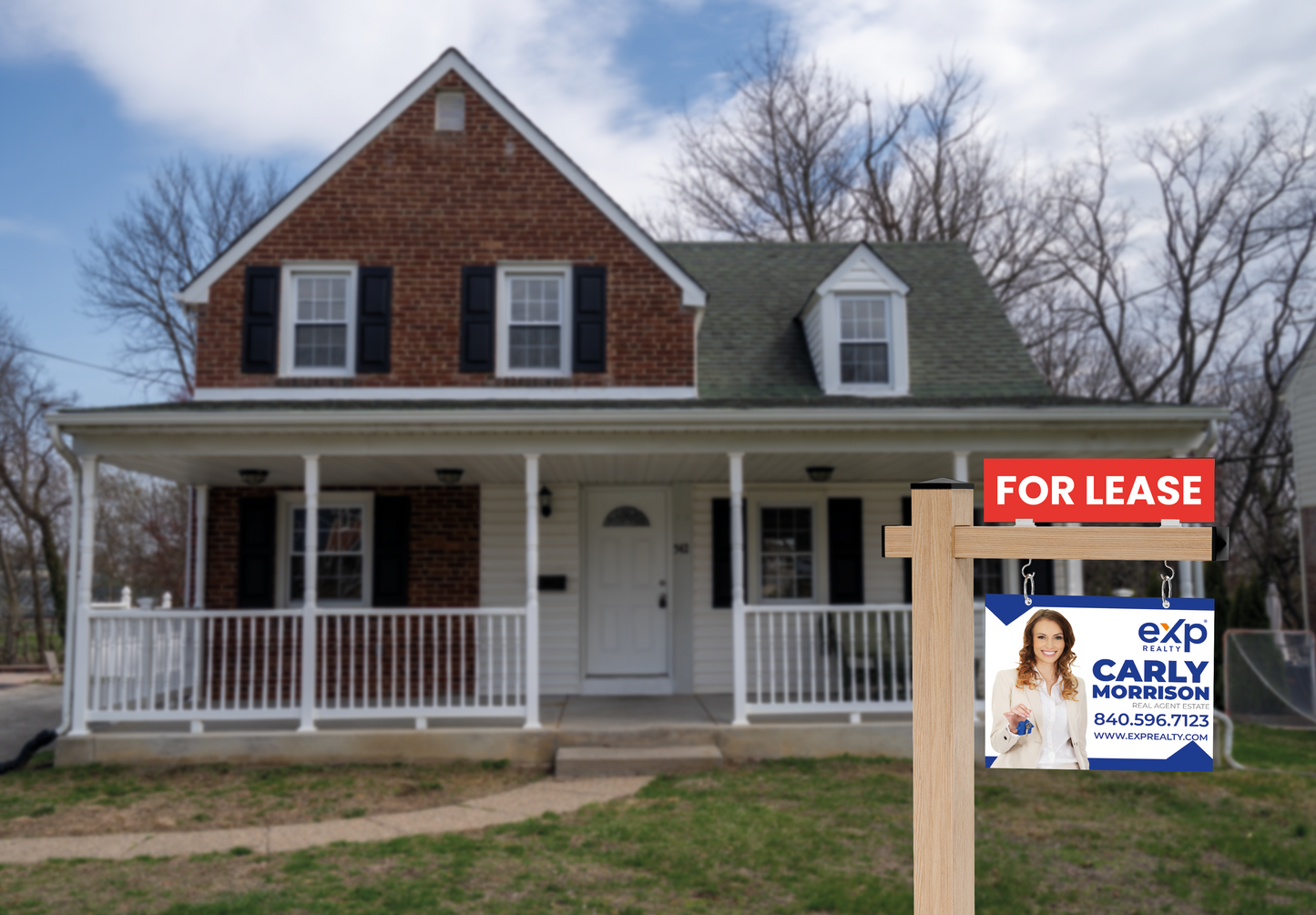 Custom real estate yard sign | Realtor Outdoor sign | eXp Realty Open House Sign