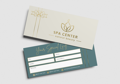 Luxury Custom Gift Certificate