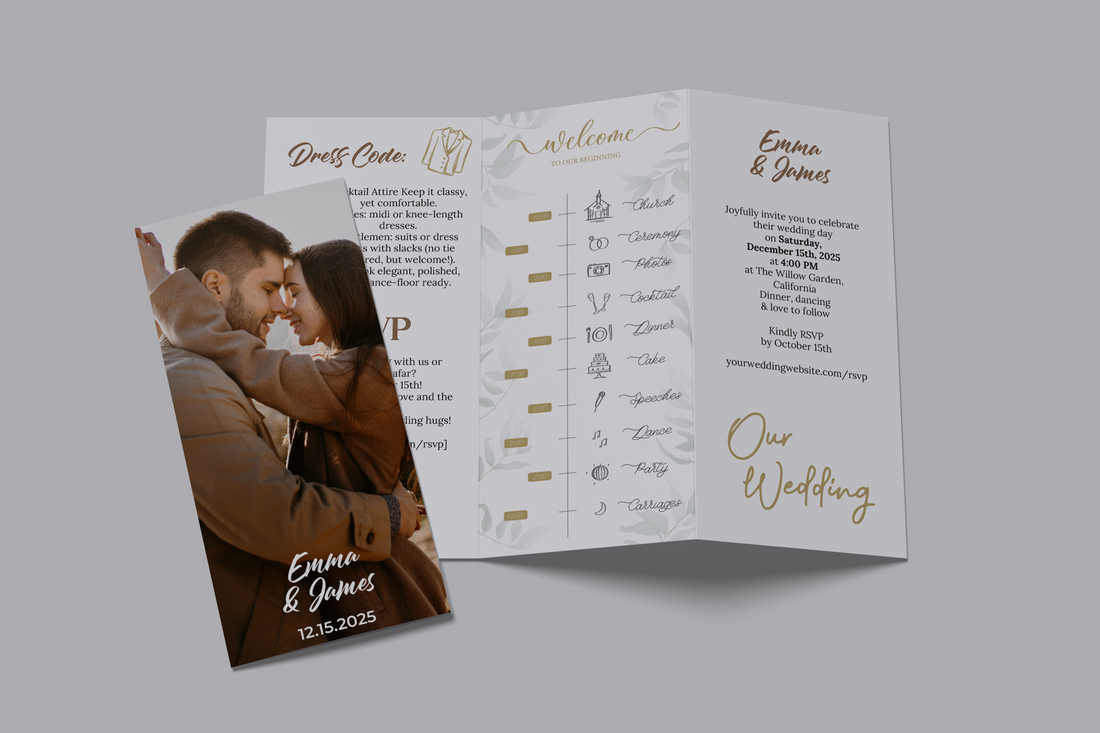 Custom Wedding Brochure