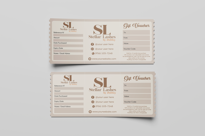 Custom Gift Certificate