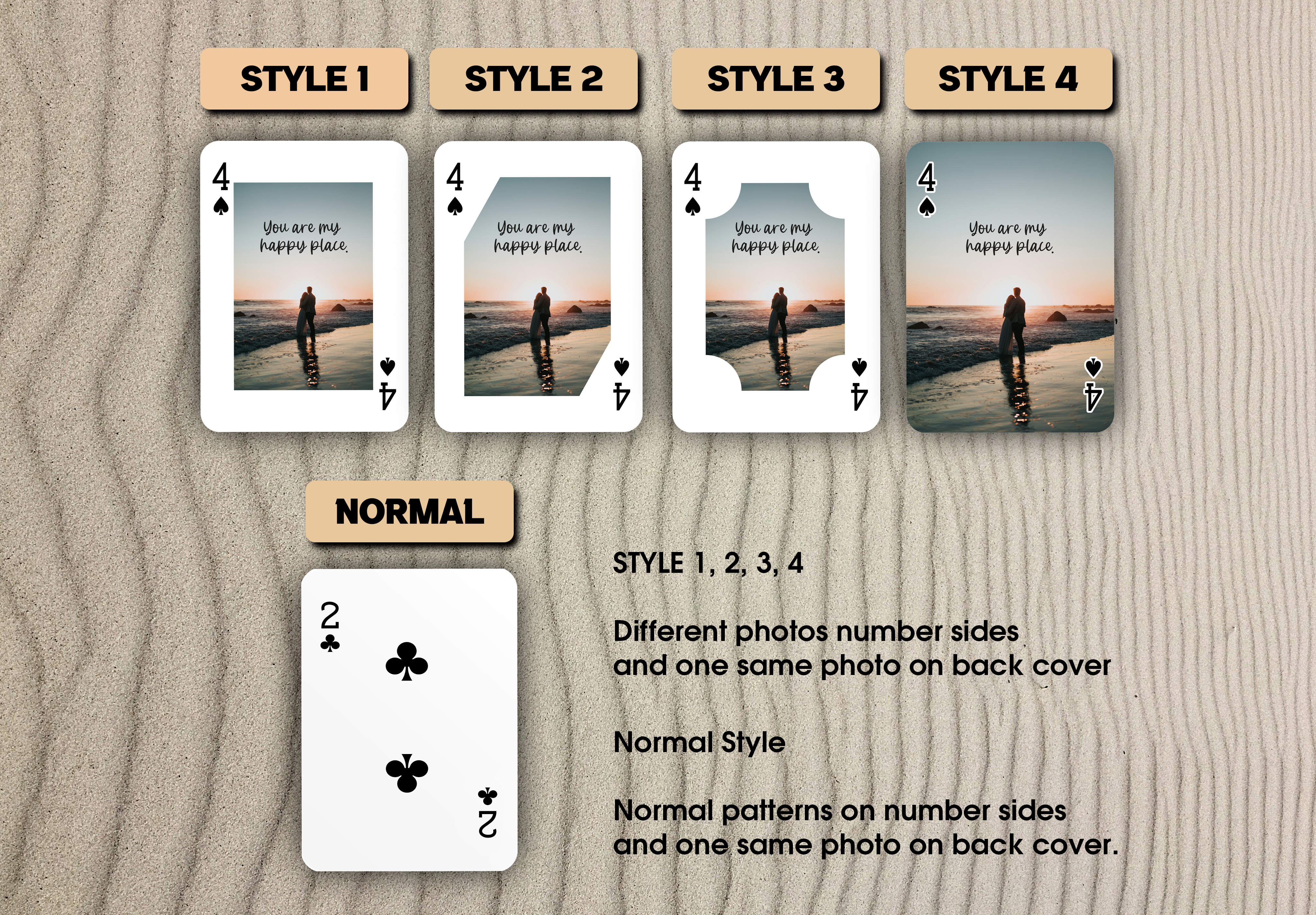 RUSH Custom Lover’s Deck | Love Adventure Playing Cards