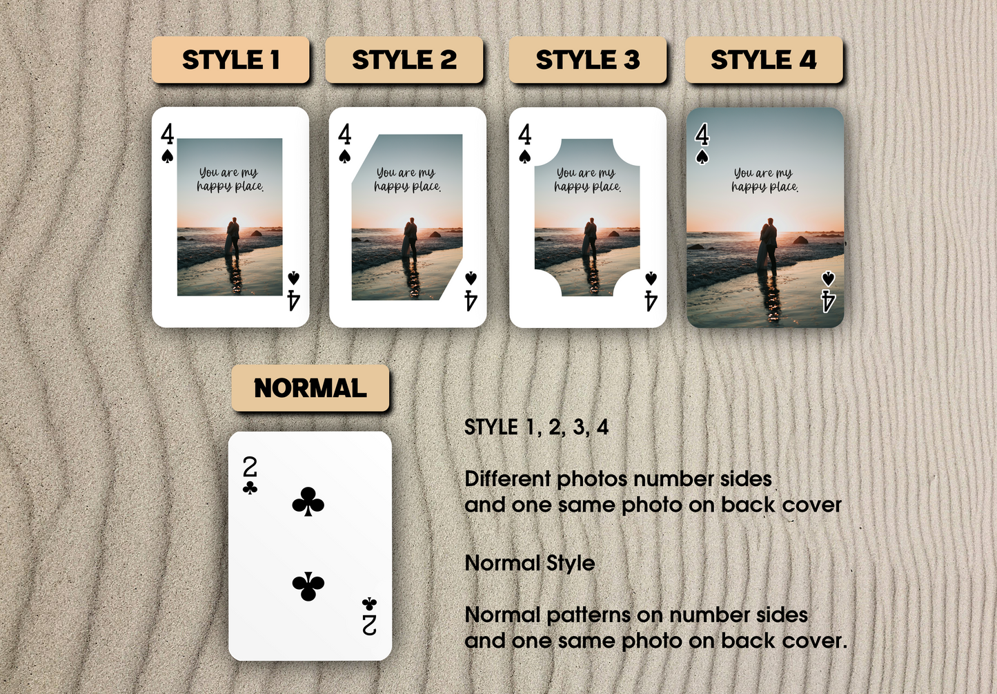 RUSH Custom Lover’s Deck | Love Adventure Playing Cards
