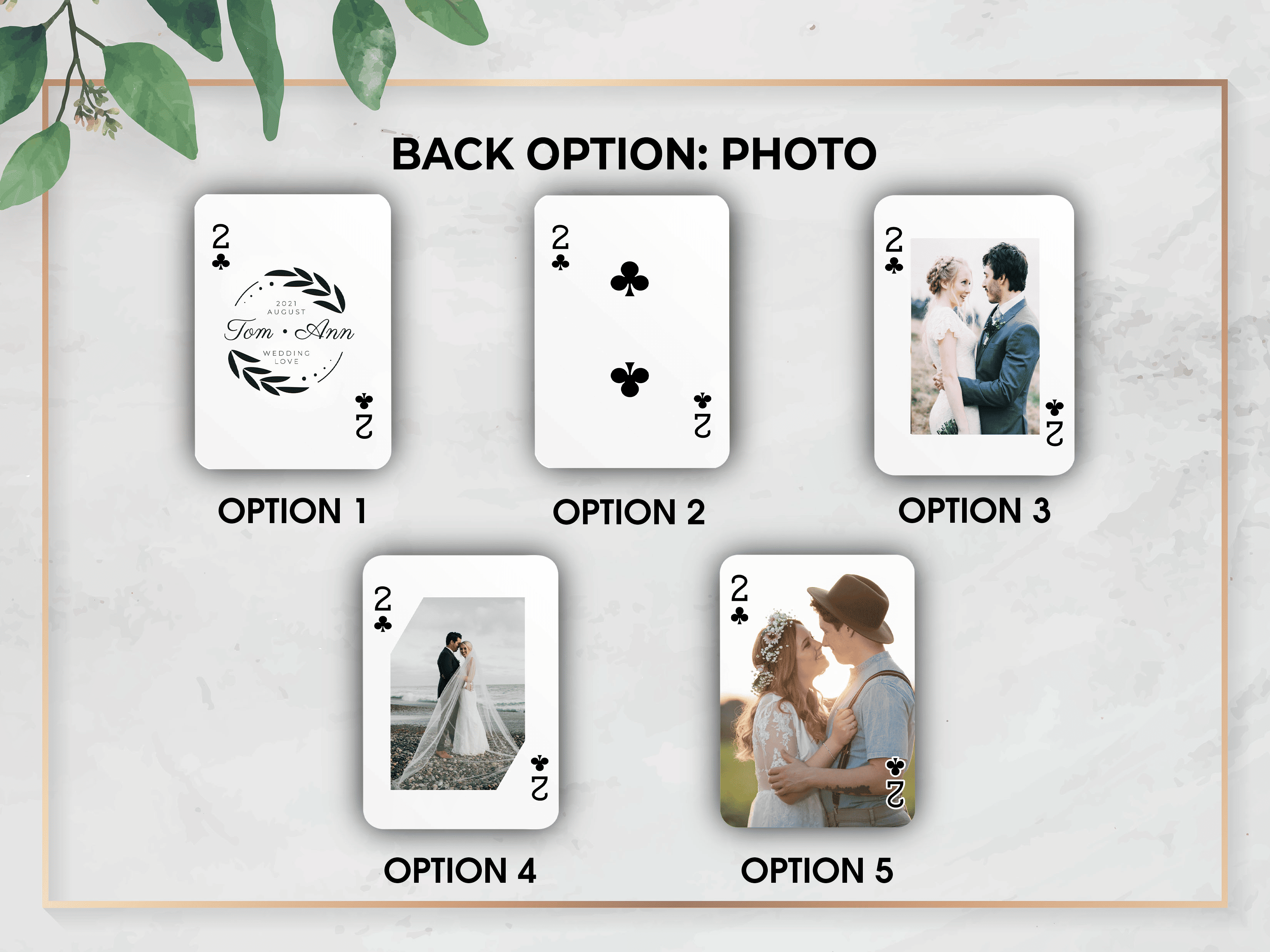 Wedding Guestbook |  Custom  |  Playing Cards