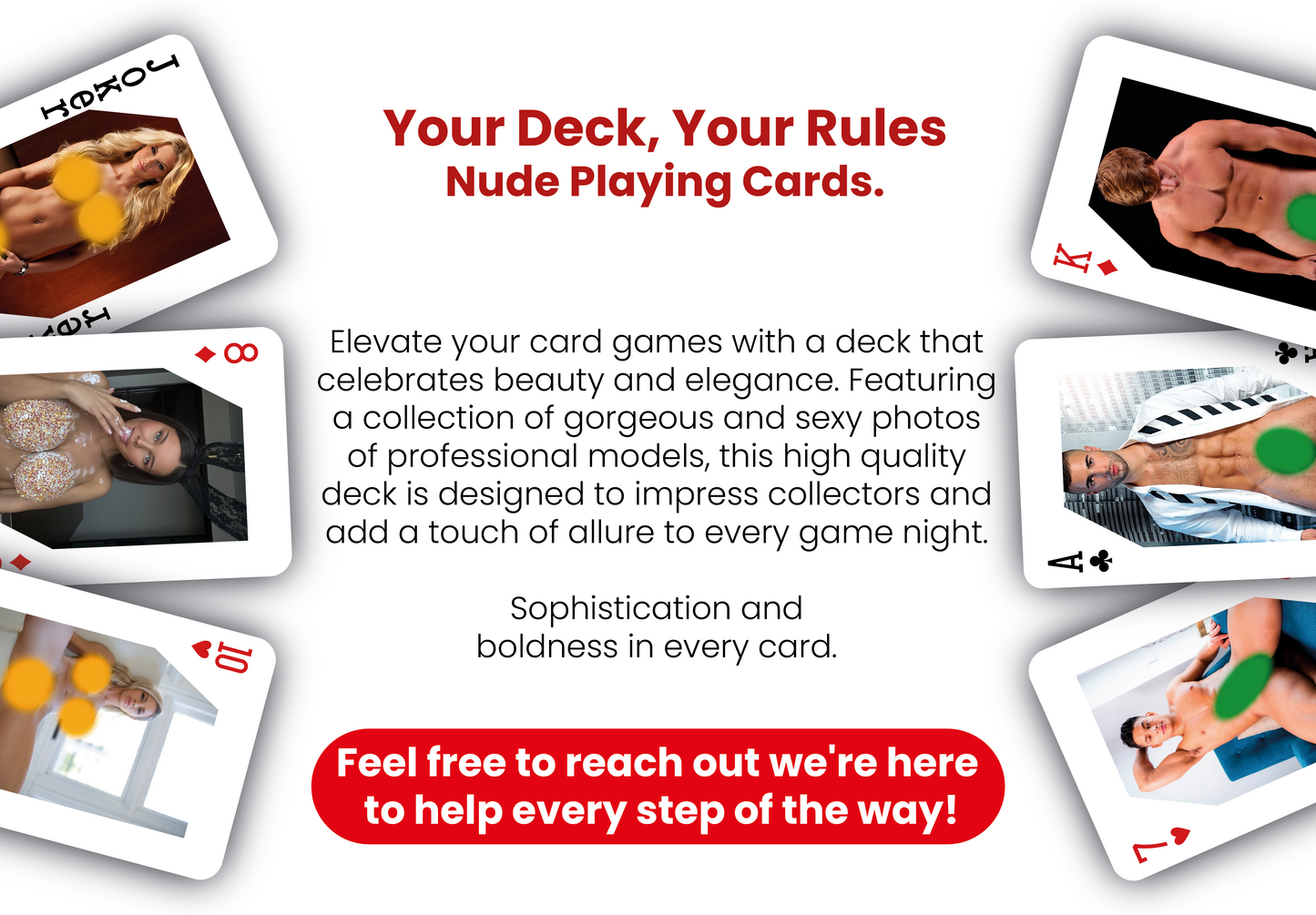 RUSH Nude Playing Cards