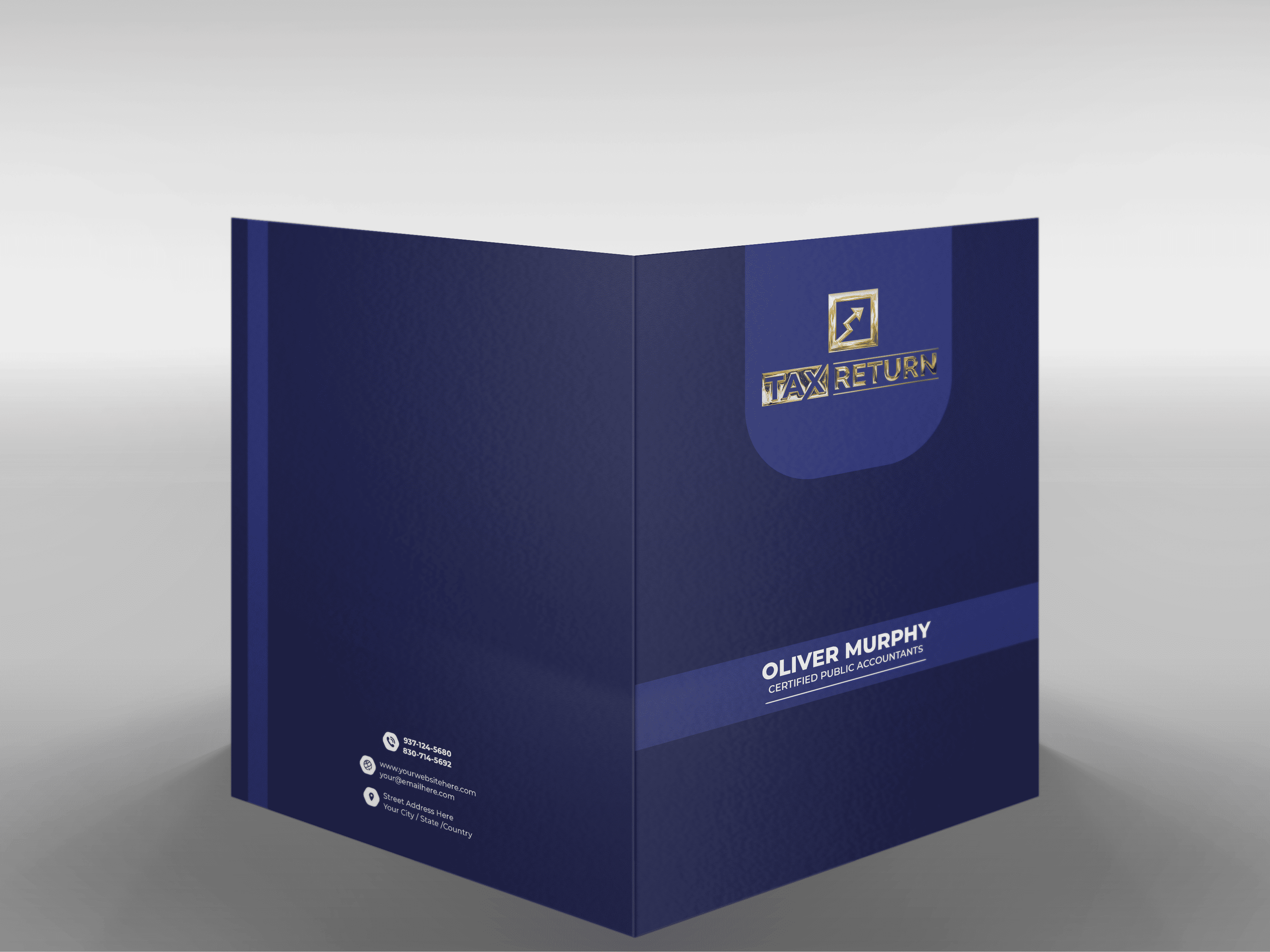 Tax Return Presentation Folder | Luxury