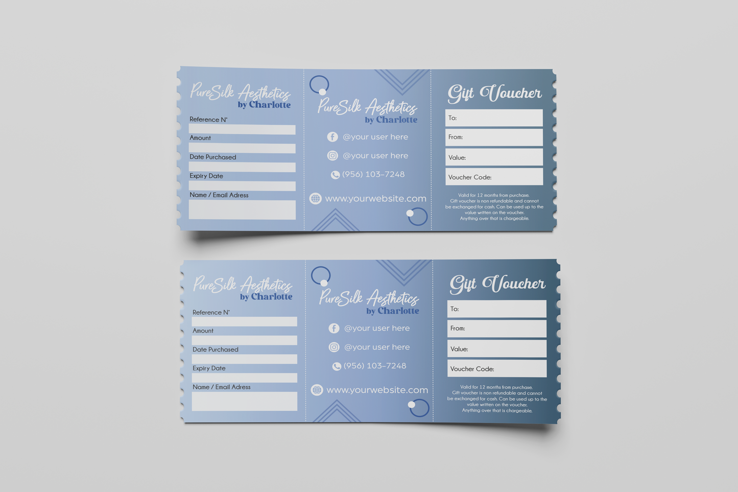 Custom Gift Certificate